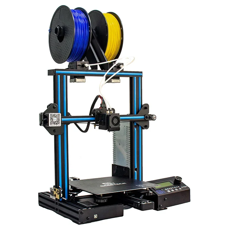 Geeetech A10M Stampante 3D Mix Color Dual Extruder Stampante 3D Fai Da Te Macchina Da Stampa 3D Potenza 360W