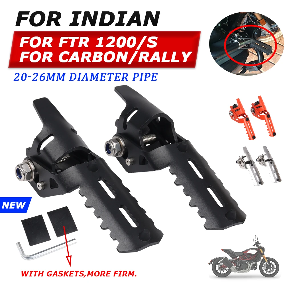 Per Indian Ftr 1200 S Ftr1200 Ftr R Carbon Ftr 1200 Rally Accessori Moto Autostrada Poggiapiedi Morsetti Pedane Poggiapiedi Peg