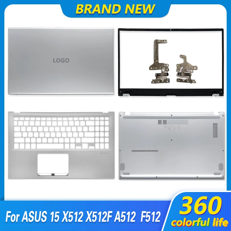 Nuovo Per Asus Vivobook 15 X512 X512F A512 A512F F512 F512D Custodia Per Laptop Custodia Posteriore Lcd Cornice Anteriore Poggiapolsi Inferiore Inferi