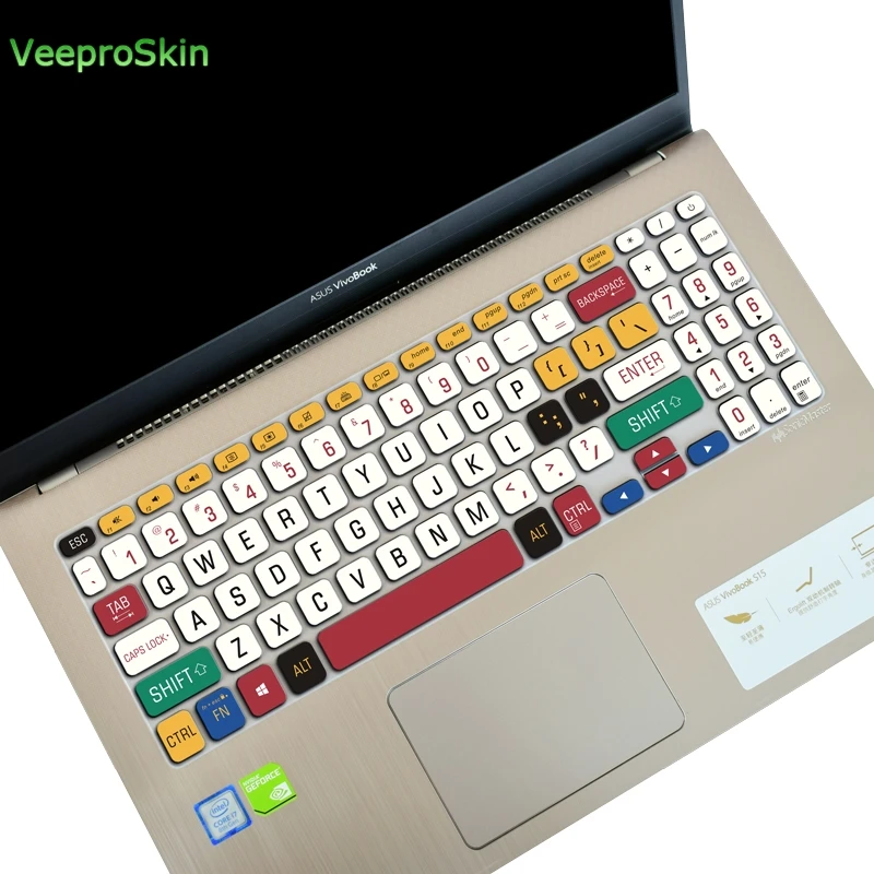 Pelle Della Copertura Della Tastiera Per Asus Vivobook 15 X512Ub X512Fj X212Fl X512Fb X515Fa X512F X512Da X512Uf X512Ua X512Fb 15.6 Pollici