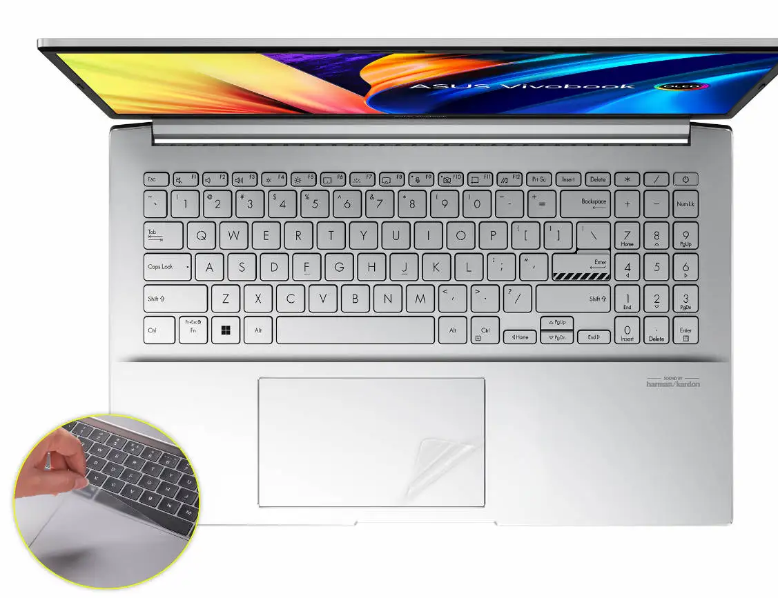 Matte Touchpad Pellicola Protettiva Pellicola Adesiva Touch Pad Per Asus Vivobook Pro 15 M6500 M6500Ih K6500 Zh Zc K6500Zc K6500Z