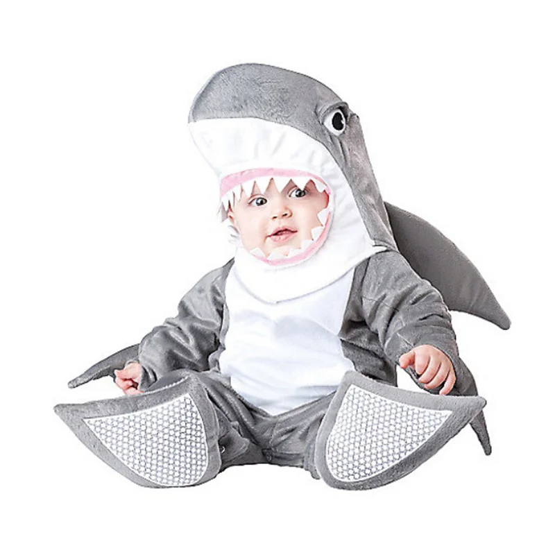 Halloween Baby Cosplay Shark Costume Per Boy Girl Animal Clothes Anime Suit Cute Onesie Kigurumis Festival Chiristmas Outfit
