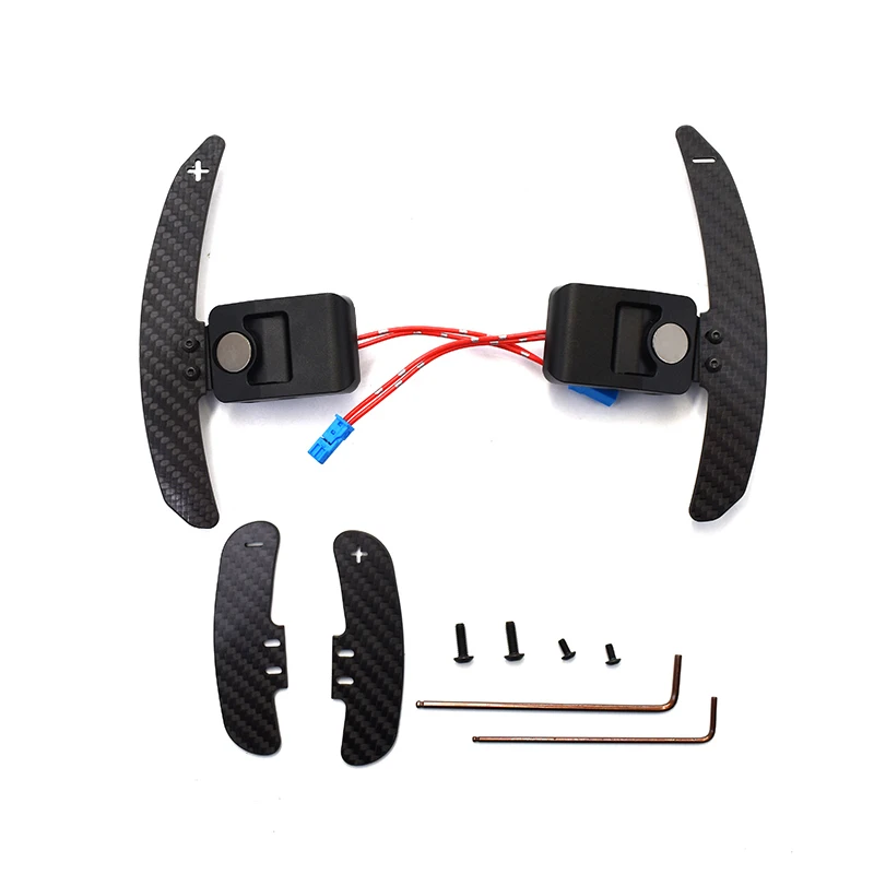 Adatto Per Bmw F30 F32 F12 F01 F20 F22 Magnetic Shift Paddle Trim In Fibra Di Carbonio Car Volante Paddle Shifters Extension