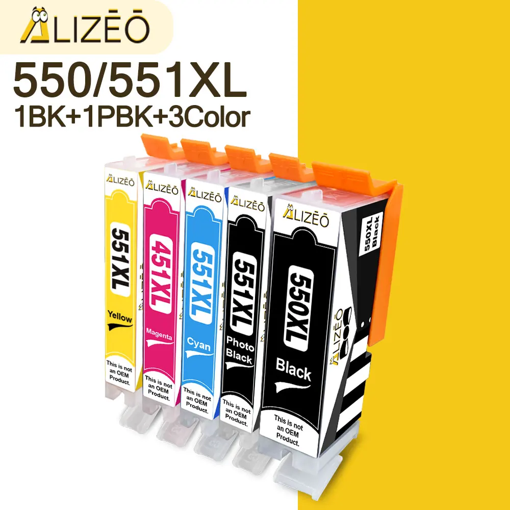 Nuova Cartuccia D'Inchiostro Chip Per Canon Pgi 550 Cli 551 Sostituzione Compatibile Per Canon Pixma Ip7250 Ip8750 Mg6650 Ip7200 Mg5550