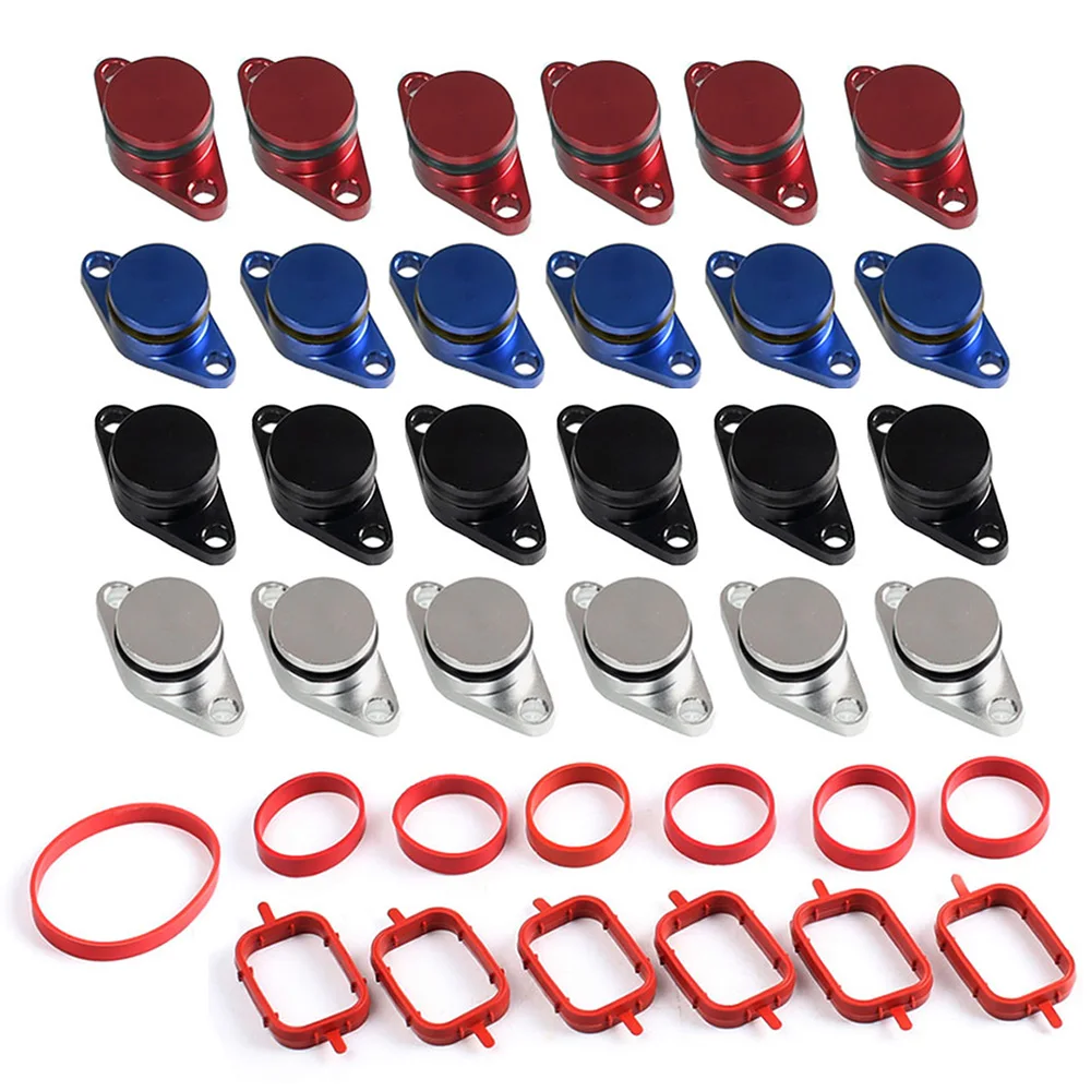 Yetaha 33Mm Alluminio Swirl Flaps Coperchio Kit Guarnizione Collettore Per Bmw M47N M47Tu E61 E46 E60 E90 E91 M57 E83