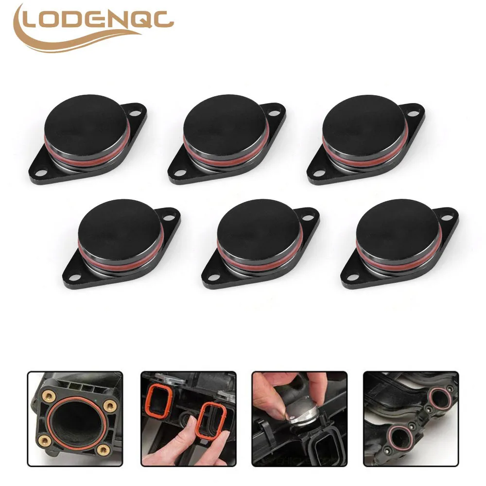 6 X33Mm Ricambi Auto Per Bmw M57 Swirl Blanks Flaps Repair Delete Kit Con Guarnizioni Di Aspirazione Key Blanks Bx101567