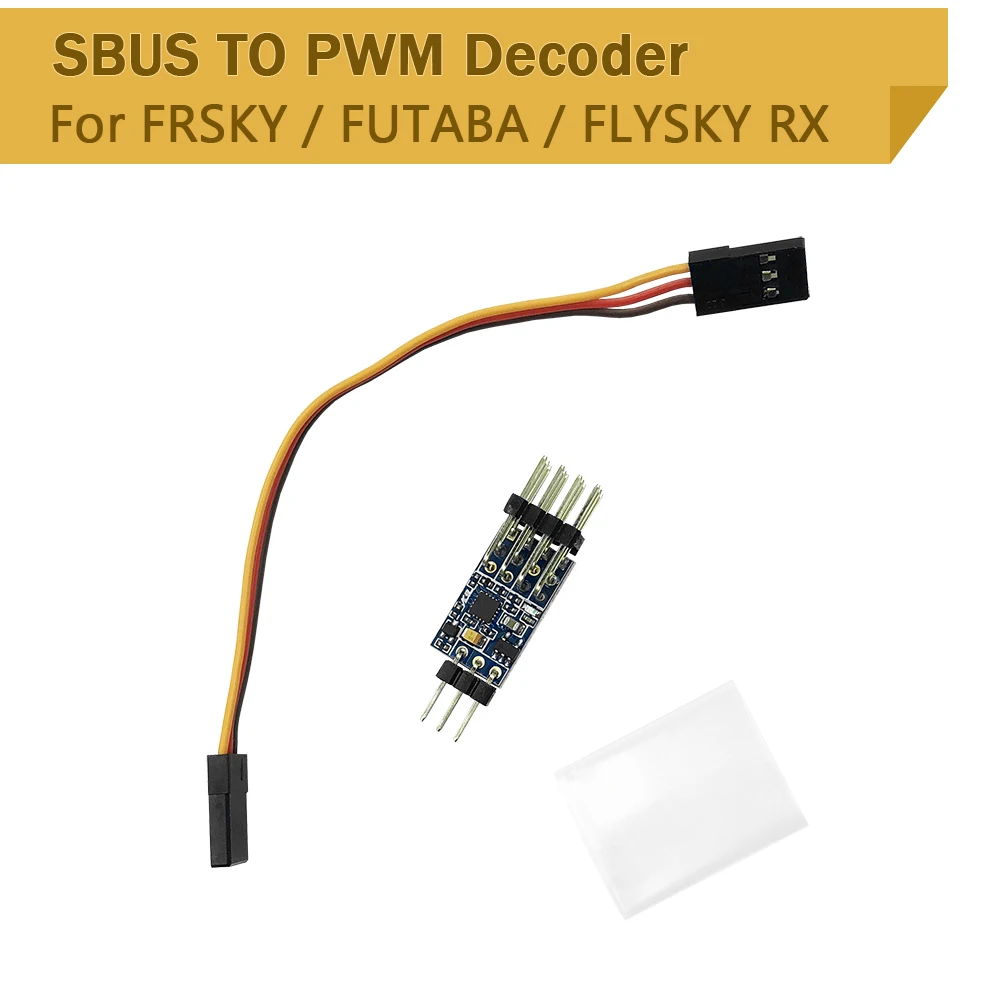 Sbus A Pwm Decoder Per Futaba Frsky X4Rsb R-Xsr Rx4R Xm + Xsr R9Mm Ricevitore