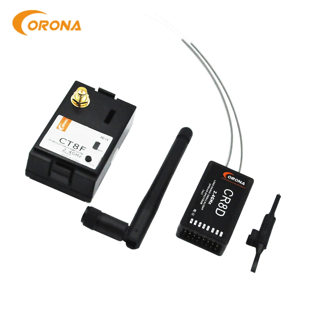 Modulo Corona 2.4Ghz Futaba/Hitec E Rx Combo Cr8D E Ct8F V2 Dsss