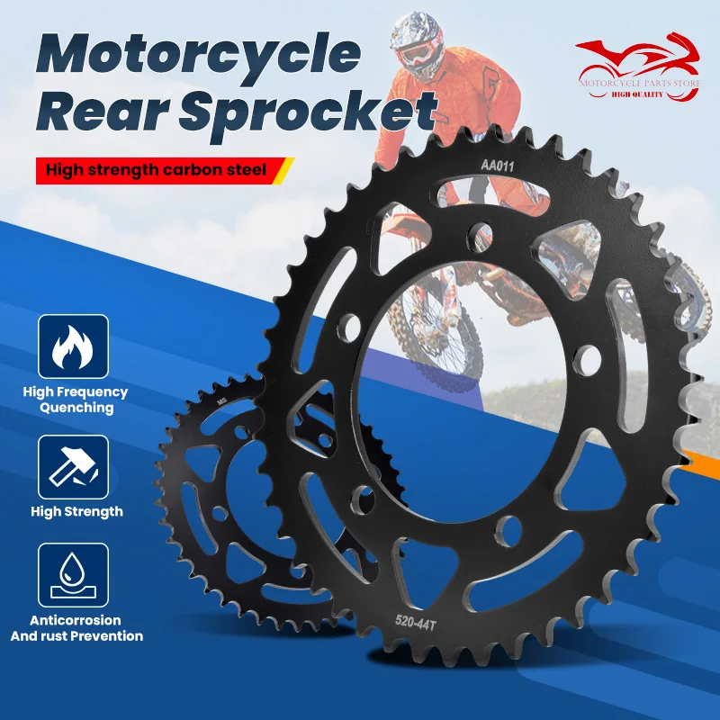 520 44T 45T Ruota Catena Pignone Posteriore Per Bmw S1000Rr 09-11 S 1000 Rr S1000 R 13-20 S 1000 Xr 14-19 520-44T 520-45T