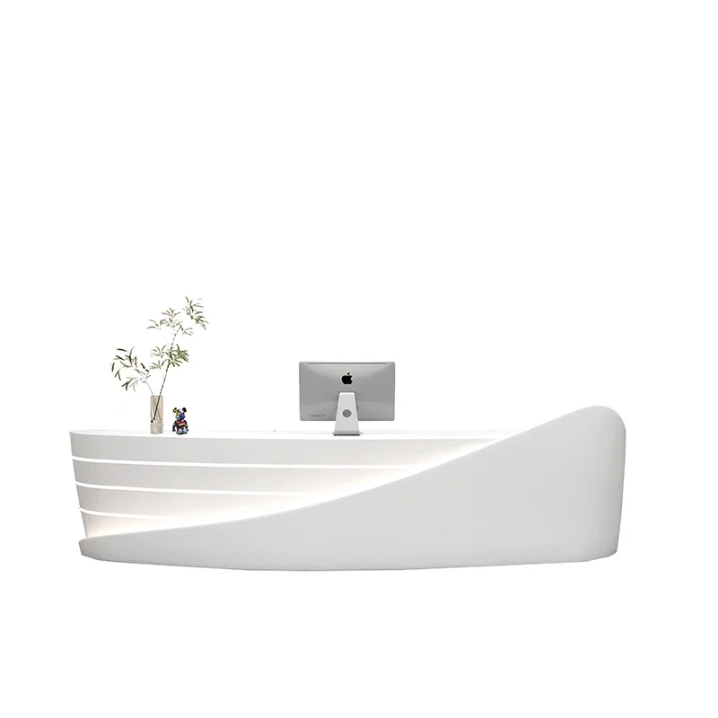 Banco Reception Moderno Di Bellezza Bancone Cassa Anteriore Banco Reception In Legno Hotel Schreibtisch Shop Furniture