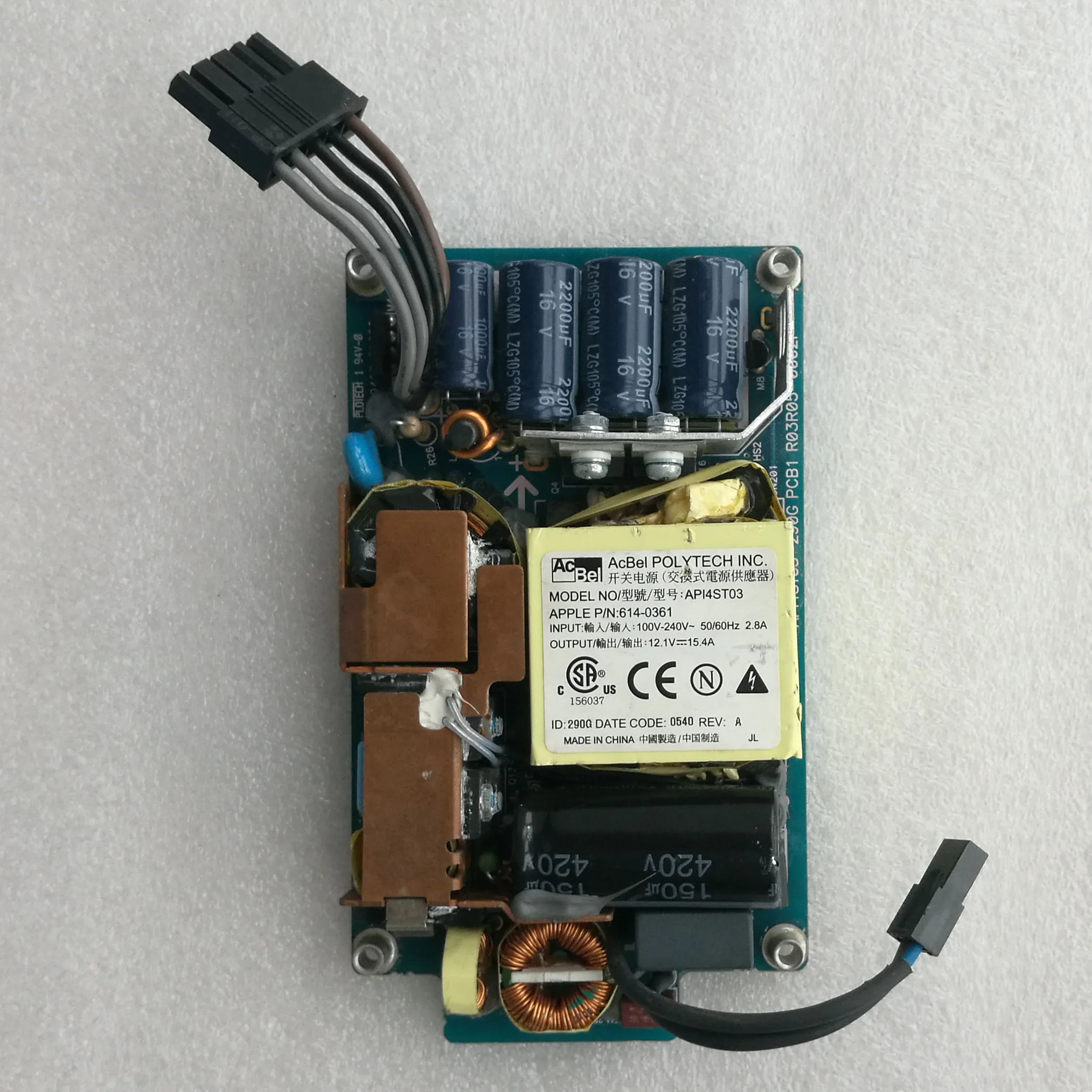 Alimentazione Elettrica 185W Per Imac 17 "/20" 614-0394 614-0378 614-0363 614-0361 614-0401 Api4St03 Sadp-185F App-22-Lfm33