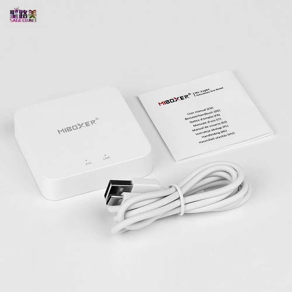 Wl-Box2 Led Wifi Controller Smart Wireless 2.4Ghz Gateway Voice Wifi Rgb Controller Tuya Per Mi Boxer Led Bulb Strip Light Lamp