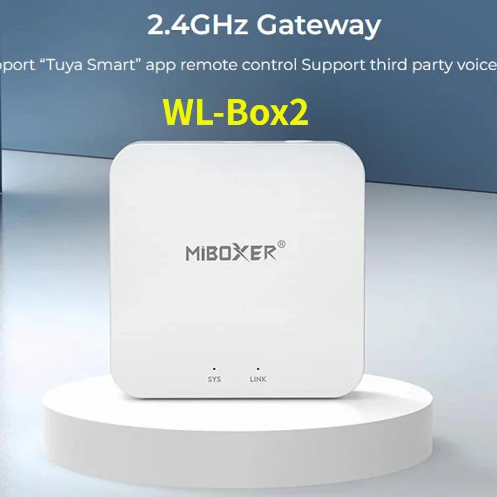 Nuovo Miboxer Wl-Box2 Wifi Led Controller 2.4Ghz Gateway Dc5V System Wireless App Control Per Led Strip Light Compatibile Con App