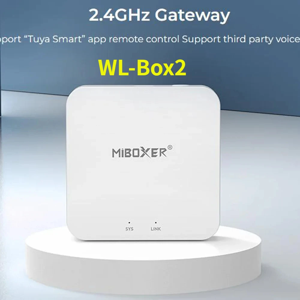 Nuovo Miboxer Wl-Box2 Wifi Led Controller 2.4Ghz Gateway Dc5V System Wireless App Control Per Led Strip Light Compatibile Con App