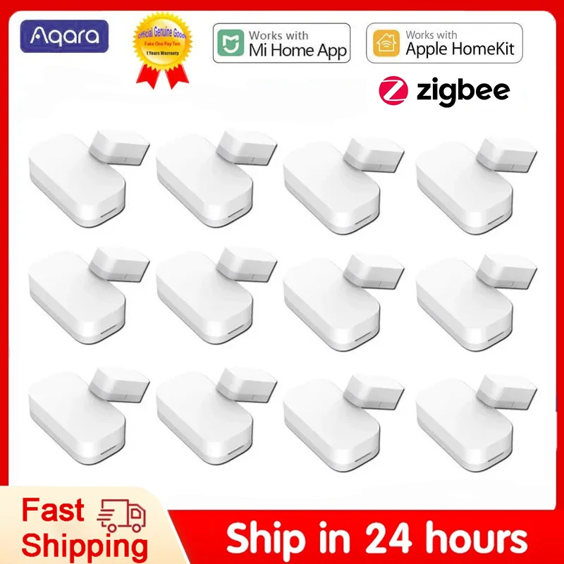 Aqara Smart Door Window Sensor Zigbee Wireless Connection Sensor Smart Home Funziona Con Mi Home Homekit App Mijia Hub Mccgq11Lm