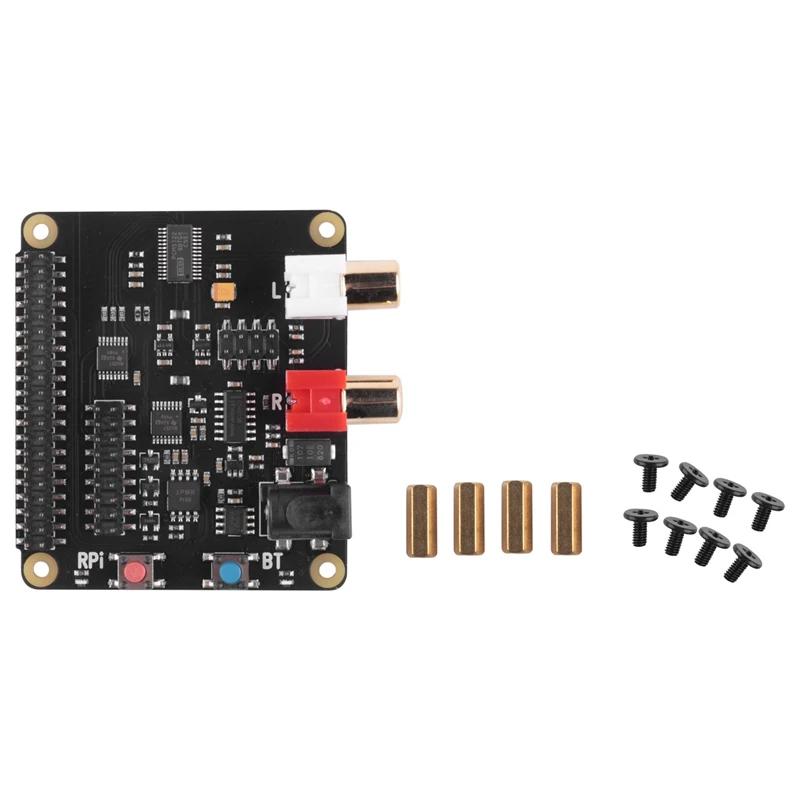 Per Raspberry Pi Hifi Dac Hat Pcm5122, Per Raspberry Pi 4B/3B + X930 V1.3 Hifi Dac Hat Con Funzione Di Gestione Dell'Alimentazione