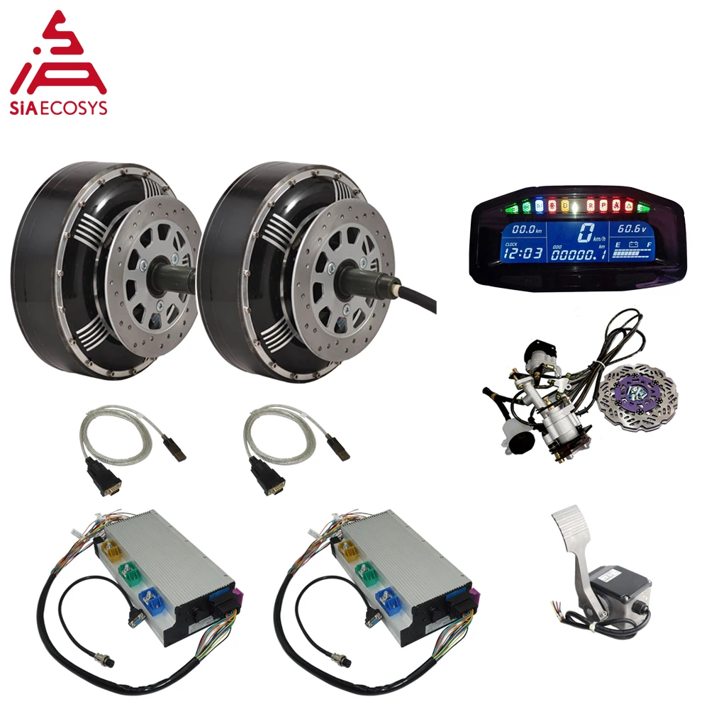 Siaecosys/ Quanshun Qs Motor 6000W 273 Kit Di Conversione Motore Mozzo E-Car