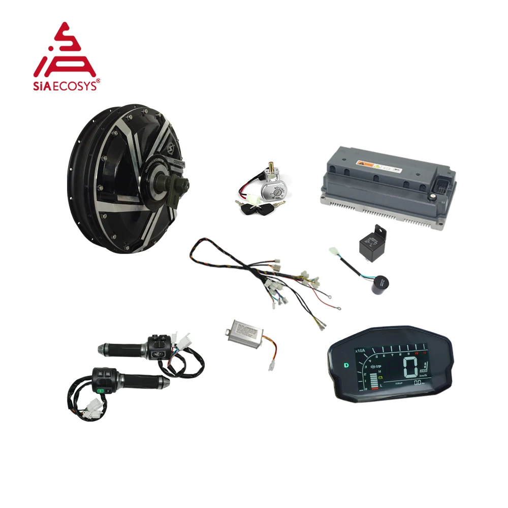 Qsmotor 273 8000W V3 72V 120Kph Motore Del Mozzo A Raggi E-Moto Ad Alta Velocità Con Kit Di Conversione Controller Em200-2