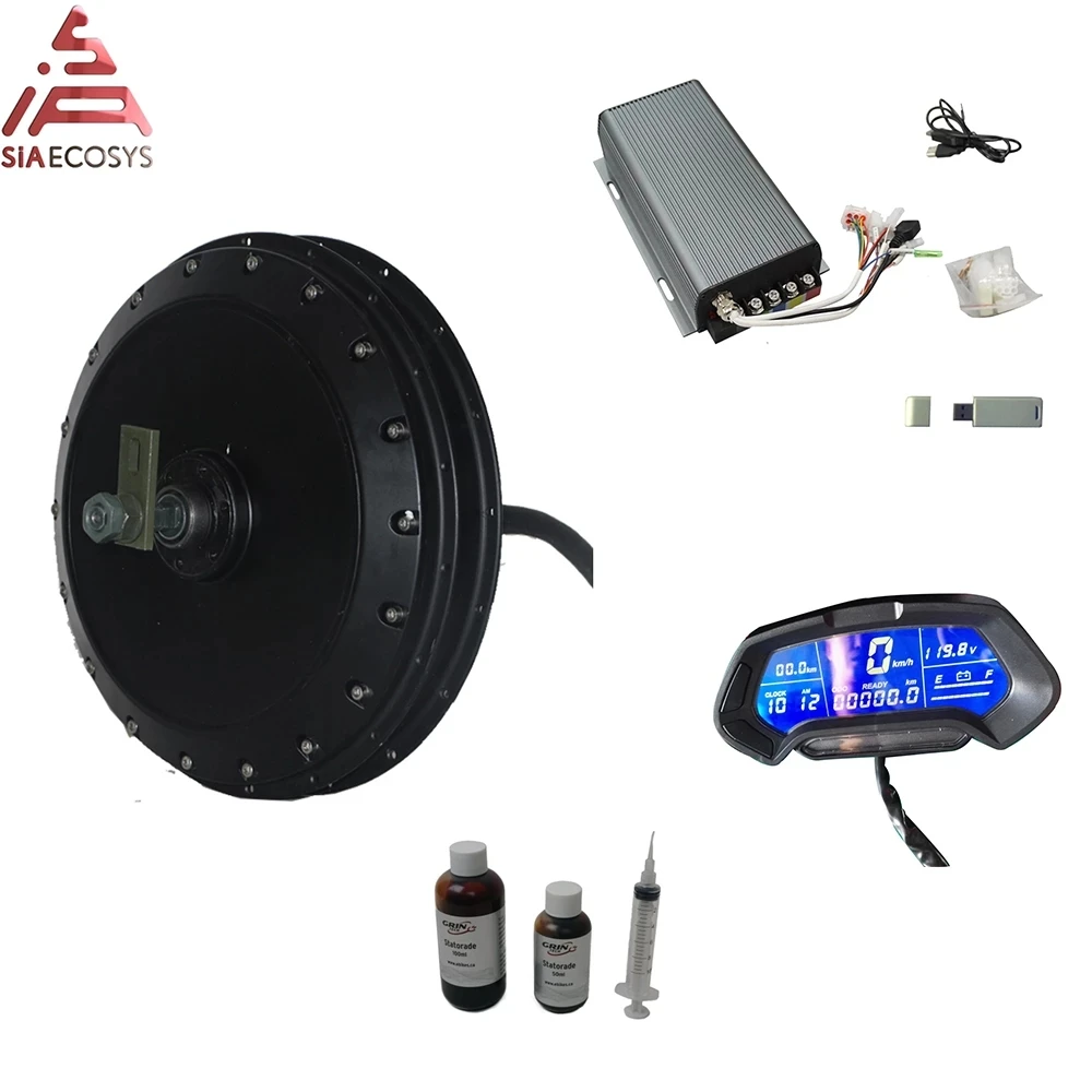 Qs Motor 4000W 273 40H V3 100Kph Bicicletta Elctric Spoke Hub Motor/E-Bike Bldc Motor Con Kit Motore Controller Svmc72200