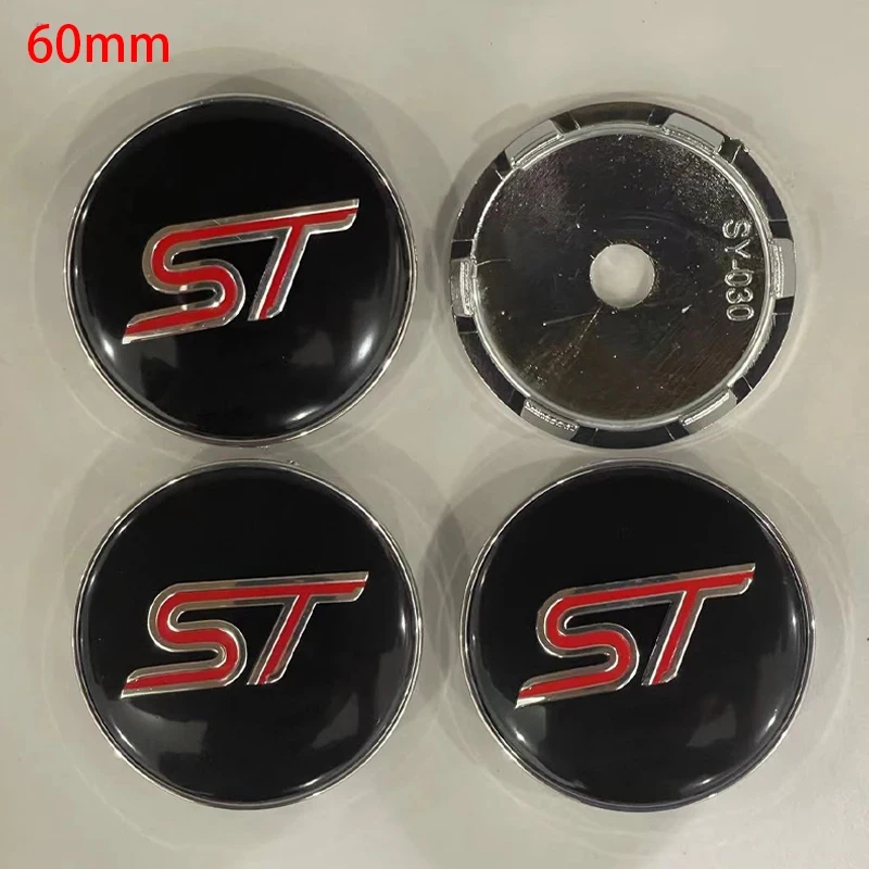4 Pz 60Mm Car Wheel Center Coprimozzo Coprimozzo Per Ford St Fiesta Focus Edition Puma X Kuga Mondeo Ecosport Auto Accessori Auto