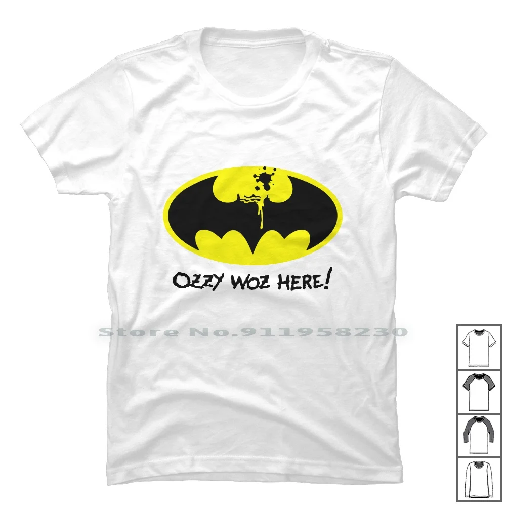 Ozzy Woz Here T Shirt 100% Cotone Capodanno Popolare Cartoon Action Movie Comic Year Hero Qui Ear Movie