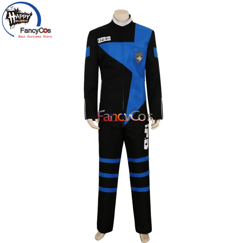 Halloween Tokyo Sentai Dekaranger Hoji Tomas Deka Costume Cosplay Blu Adulto Deluxe Film Anime Su Misura Di Alta Qualità