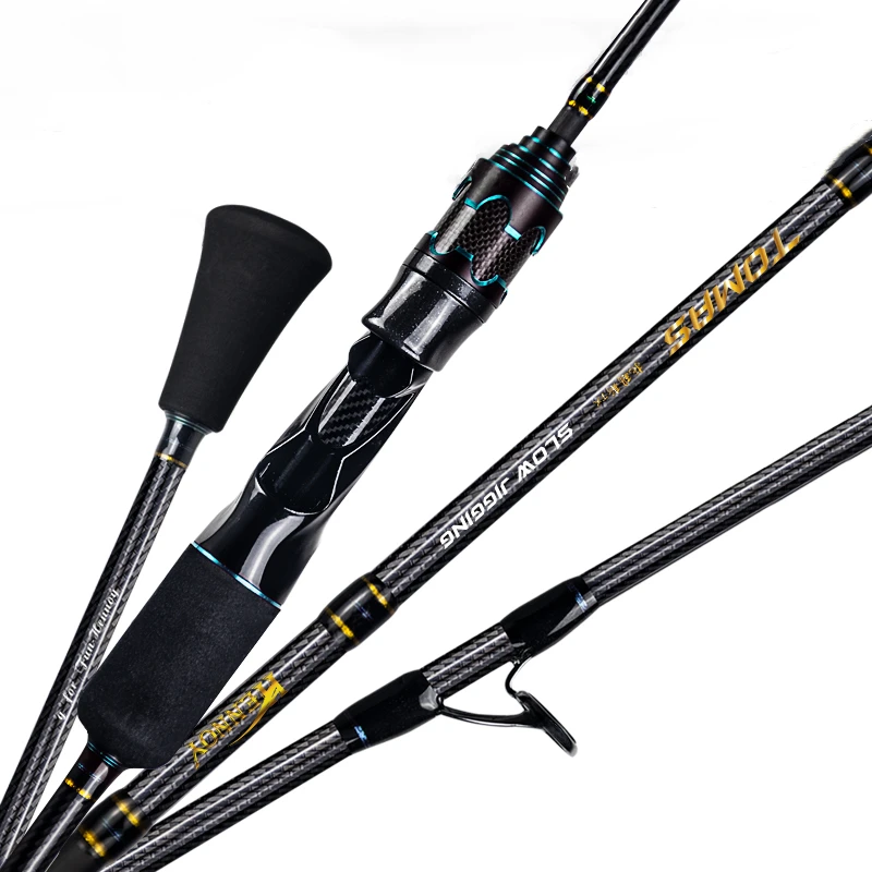 Mastllos Tomas Slow Jigging Rod Con Spinning Casting Rod Lure 30-200G Carbonio Solid Tip Saltwater Jigging Rod Pesca Tonno Trota