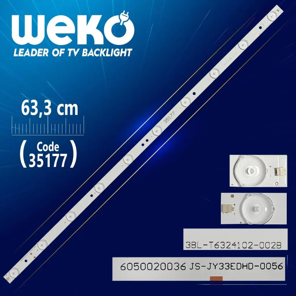 3Bl-T6324102-002B C 605020036 Js-Gy33Edhd-0056 - 63.2 Centimetri 10 Led- (Wk-120)
