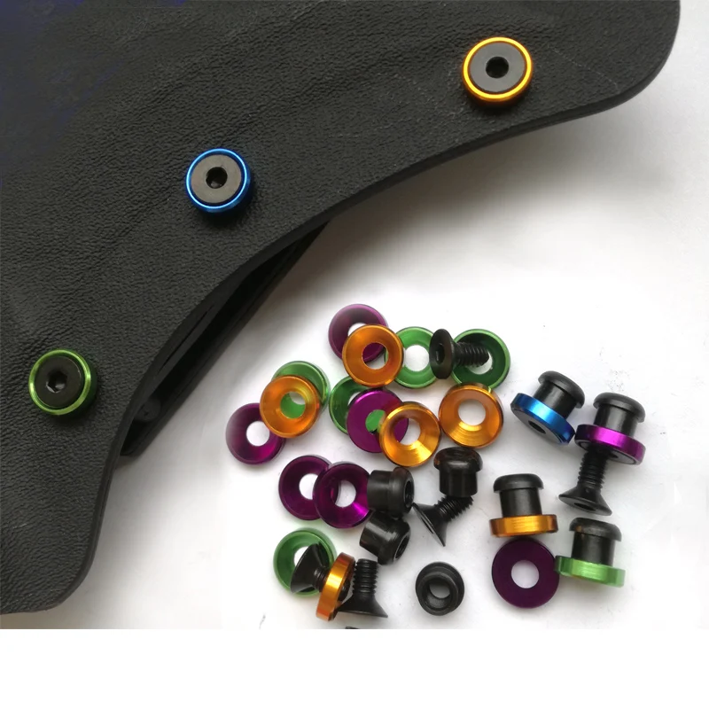 20 Pz 3.7Mm Colorato Chicago Viti In Acciaio Inox Viti Kydex Per 2.0Mm(0.08 ") -2.3Mm Kydex Plancia Di Coltello Fodero Fondina
