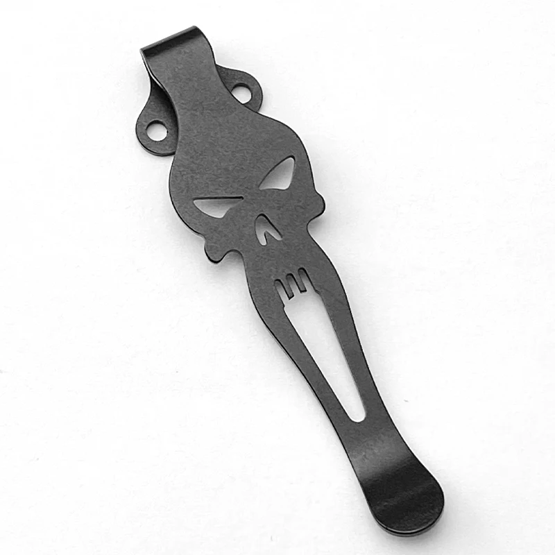 Clip In Titanio 1Pc Per Spyderco C41 Native 5 Strumento Senza Frn Leggero + 3 Viti