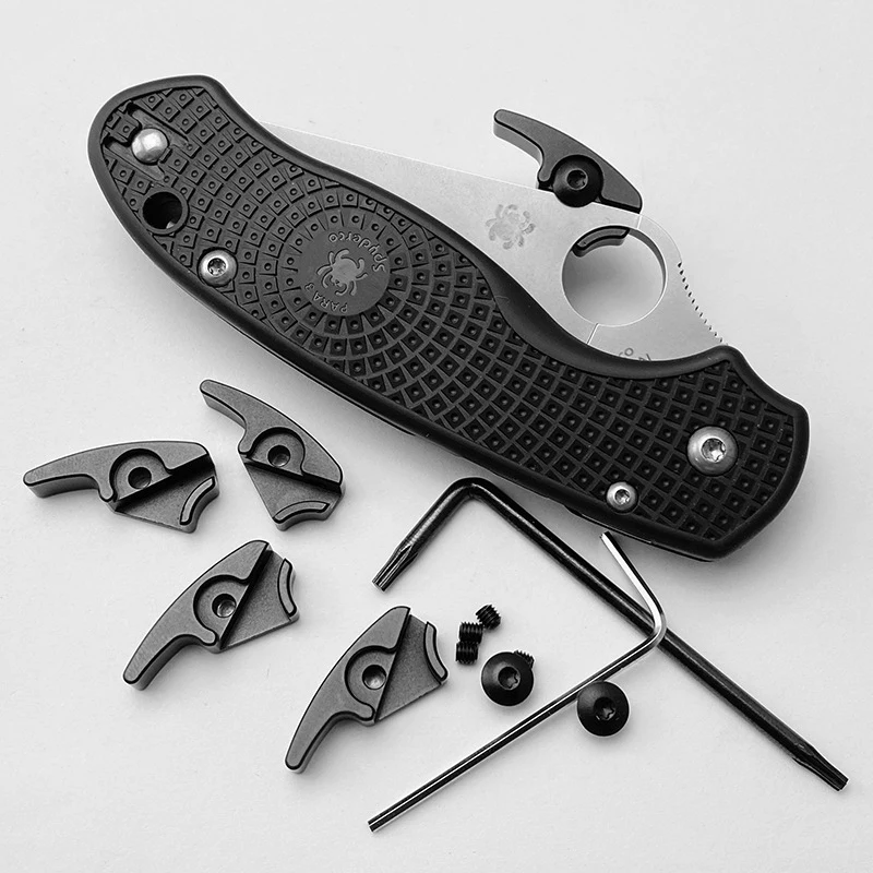 Vite A Testa Zigrinata Kwik A Distribuzione Rapida Personalizzata Per Spyderco Paramilitary 2 Para 3