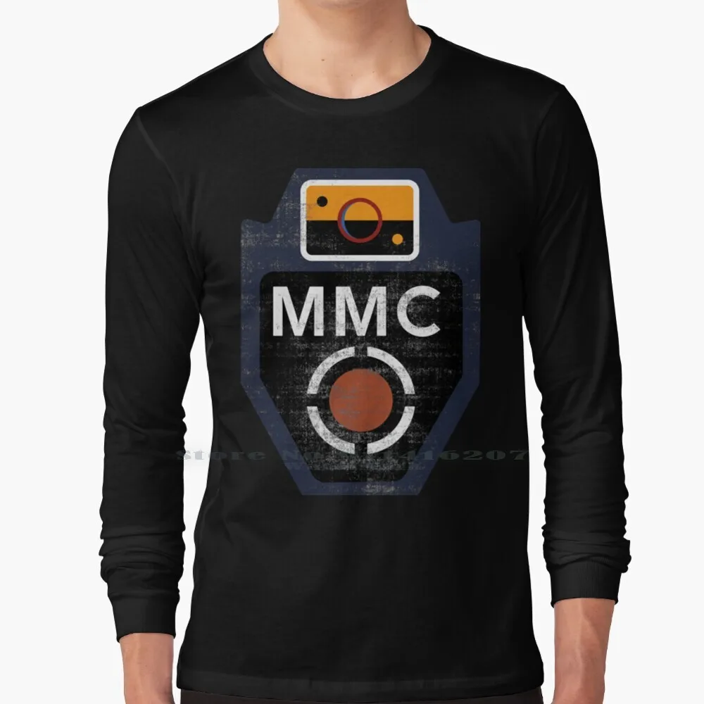 Martian Marine Corps, Design Vintage. Maglietta 100% Puro Cotone Martian Marine Corps Corp Logo Banner Sci Fi Expise Expsive