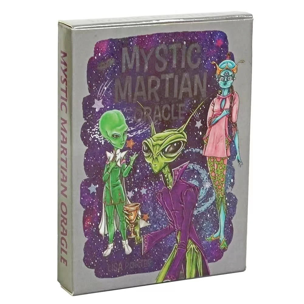 11*6.5Cm Mystic Martian Oracle: 40 Carte A Colori