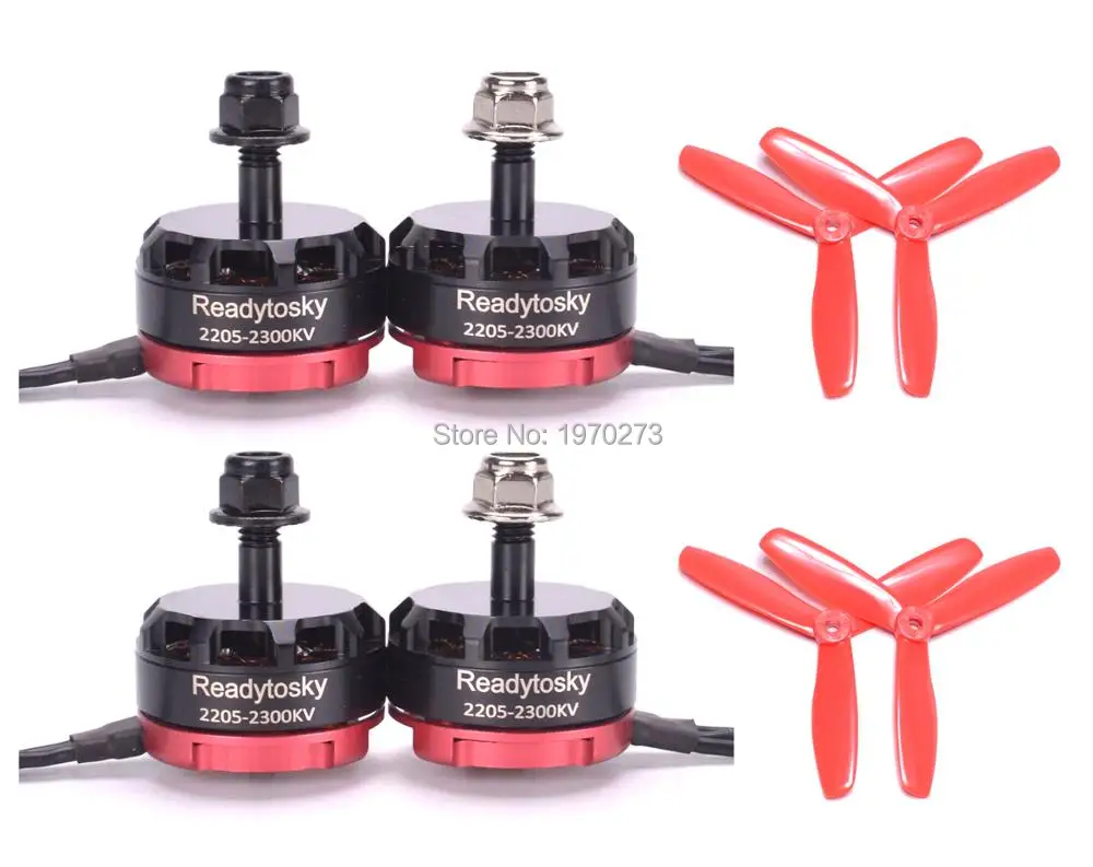 Rs2205 2300Kv Brushless Motor 3-4S Rs 2205 + 5045 Elica Per 210 250 Fpv Quad Corsa Robocat 270 Marziano