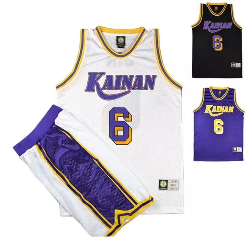 Anime Shohoku School Basketball Team Jersey Slam Dunk Anime Cosplay Costume Shinichi Maki Jersey Top Shirt Abbigliamento Sportivo Uniforme
