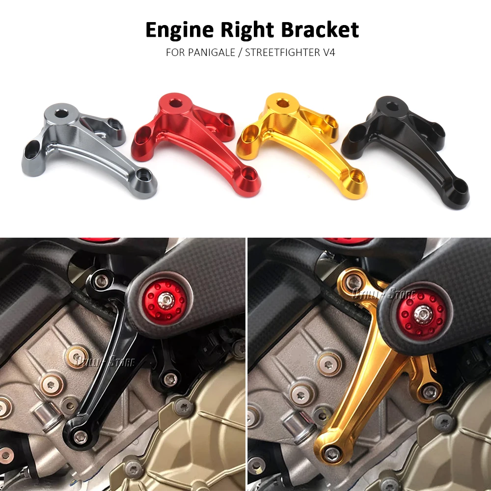 Staffa Di Supporto Motore Moto Per Ducati Panigale V4 Coperchio Decorativo Staffa Destra Motore Per Ducati Streetfighter V4