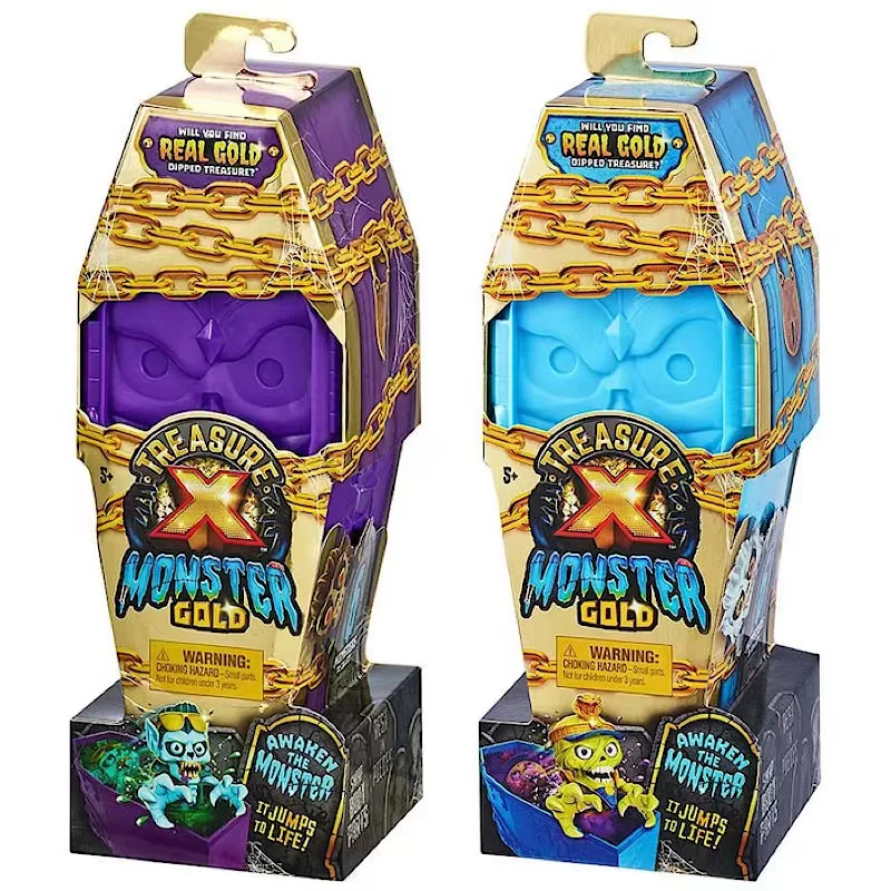 Treasure X Vampire Monster Grave Science Monster Gold Treasure Alien Toys Hobby Action Figures Regali Di Festa Per I Bambini