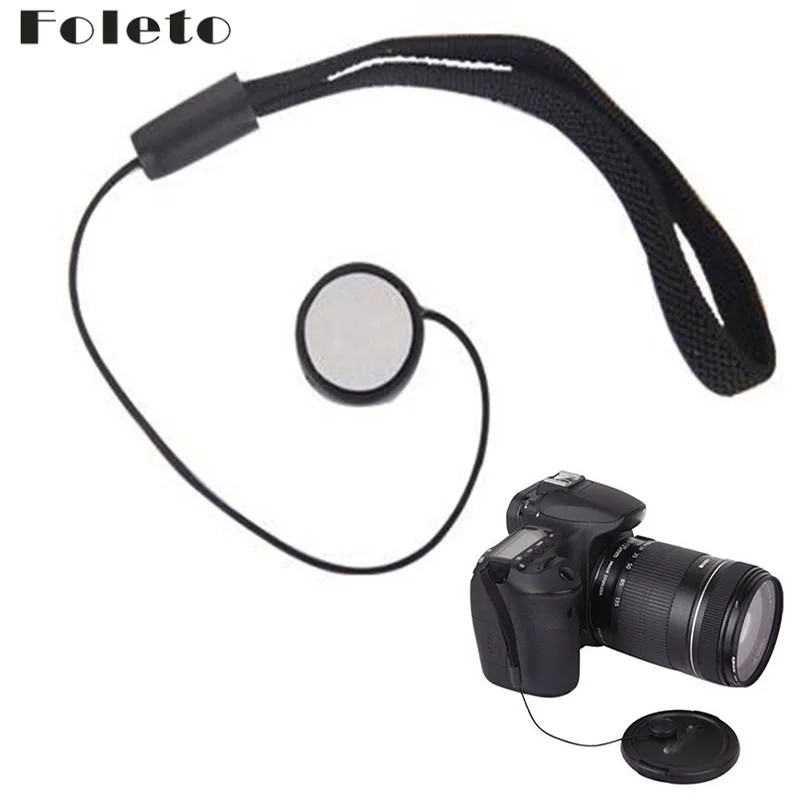 100 Pz Lens Cap Keeper Corda Anti-Perso Lens Cap Strap Protector Per Canon Nikon Sony Pentax Fotocamera Dslr 5D 60D 700D 1300D D4 D700