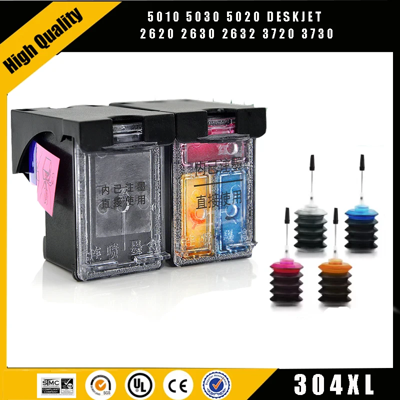 Einkshop 304Xl Compatibile Per Cartuccia D'Inchiostro Hp 304 Envy 2620 2630 2632 5030 5020 5032 3700 3720 3730 5010 5012 5014 5020 5030