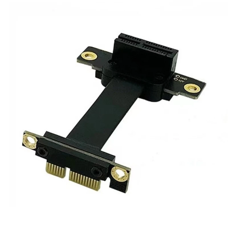 831D Pcie X1 Riser Cable Doppio Angolo Di 90 Gradi Pcie 3.0 X1 X1 Extension Cable 8Gb/S