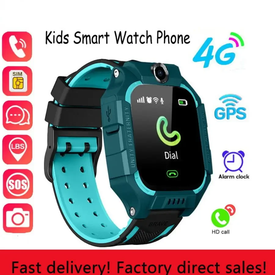 Smart Kids Watch Posizionamento Gps Bambini Impermeabile Smart Safety Bluetooth Watch S0S Photo Remote Control Per Ios Android 2023 Nuovo