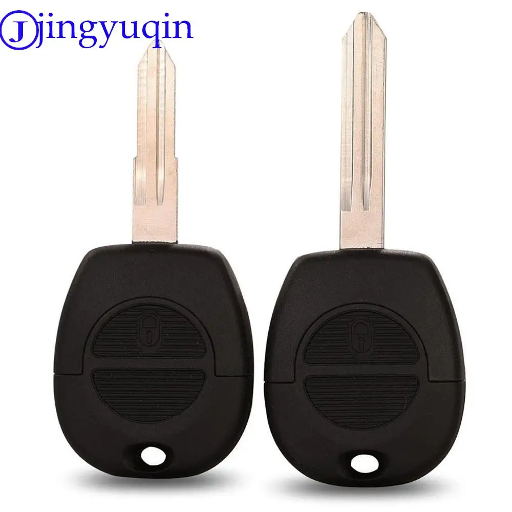 Jingyuqin Per Nissan Key Shell 2 Button Car Key Shell Cover Di Ricambio Uncut A33 Blade Per Nissan Micra Almera Primera X-Trail