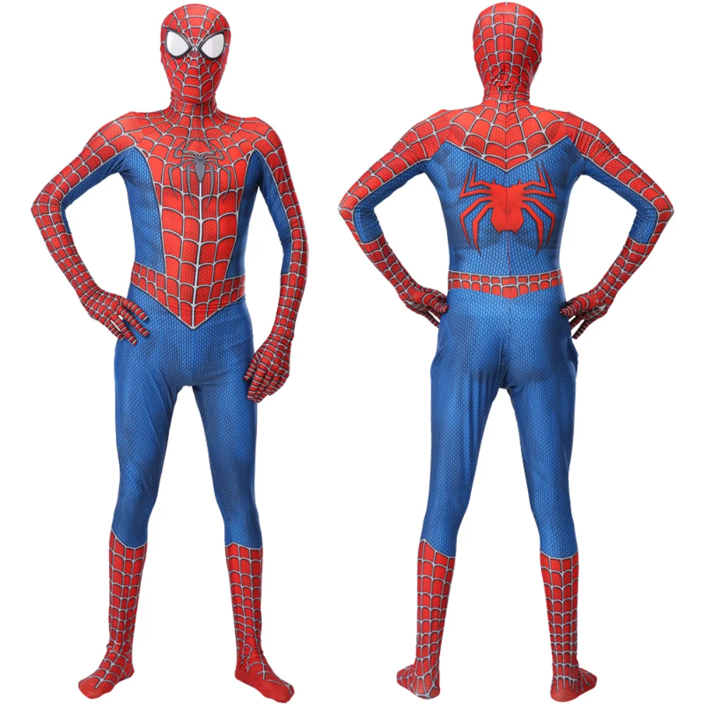 Movie Iron Spider Cosplay Amazing Disfraz Spiderman Atted Mask Carnival Party Suits Superhero Body For Kids Adult
