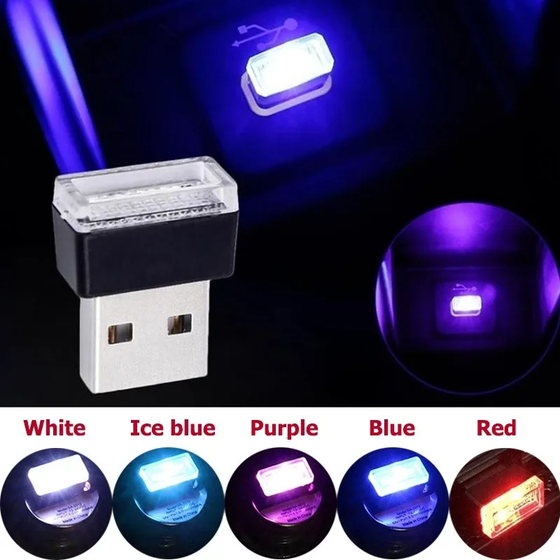 Luci D'Atmosfera A Led Mini Usb Per Auto Per Kia Sportage Sorento Sedona Process Optima K900 Soul Forte5