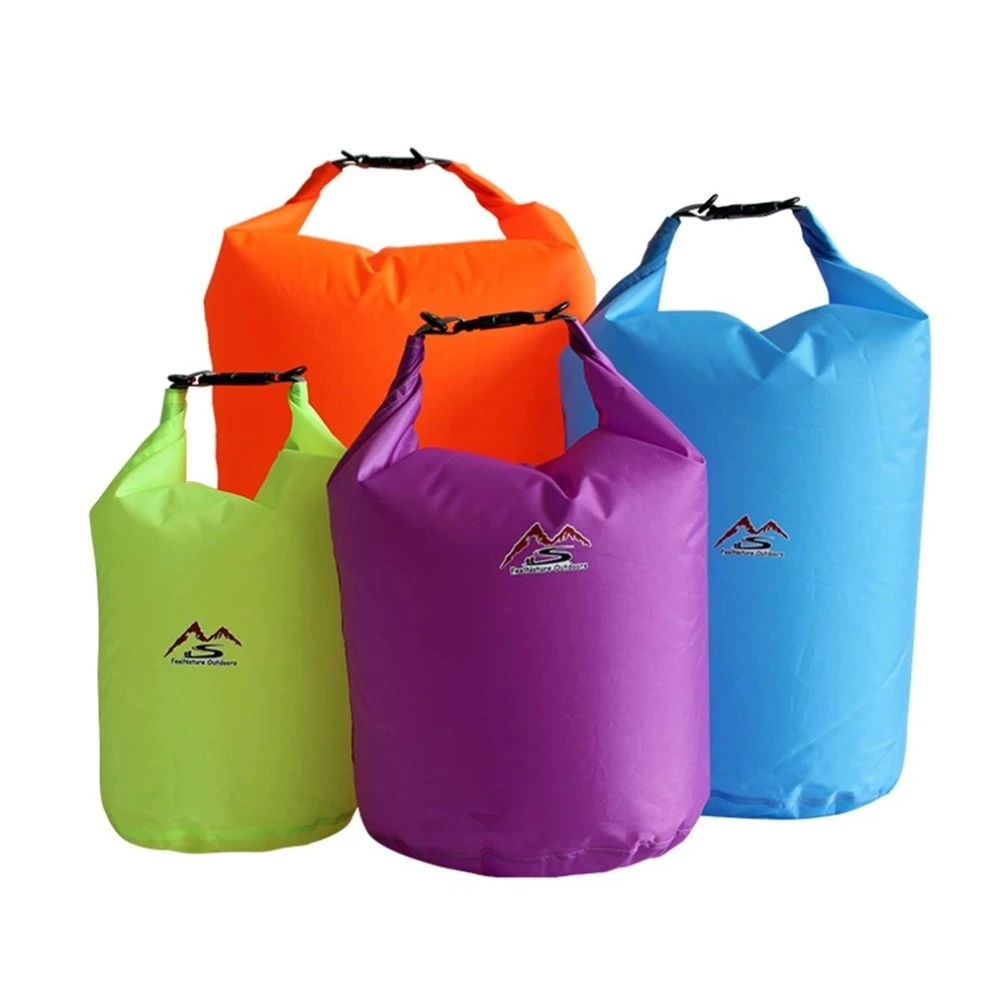 Outdoor Dry Impermeabile Bag Dry Bag Sack Impermeabile Galleggiante Dry Gear Bags Per Canottaggio Pesca Rafting Nuoto 5L/10L/20L/40L/70