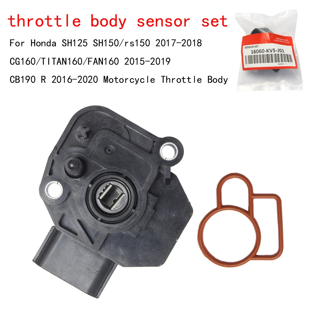 Set Sensore Posizione Farfalla Tps Per Honda Sh125 Sh150/Rs150 2017-2018 Cb190 R 2016-2020 Corpo Farfallato Moto