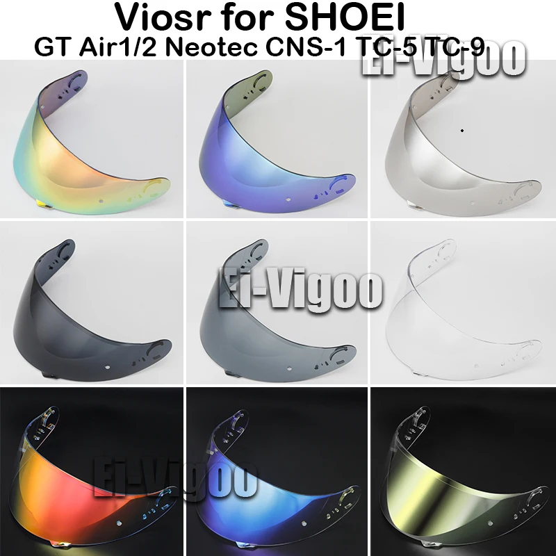 Visiera Per Casco Per Shoei Gt Air Neotec Cns-1 Tc-5 Tc-9 Gt Air 2 Casco Shield Uv Cut Casco Moto Face Shield Visera Parabrezza