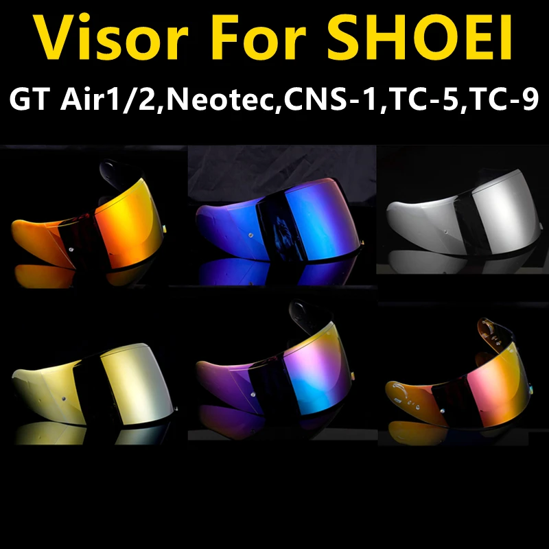 Visiera Per Casco Per Shoei Gt Air Neotec Cns-1 Tc-5 Tc-9 Gt Air 2 Casco Shield Uv Cut Casco Moto Face Shield Visera Parabrezza