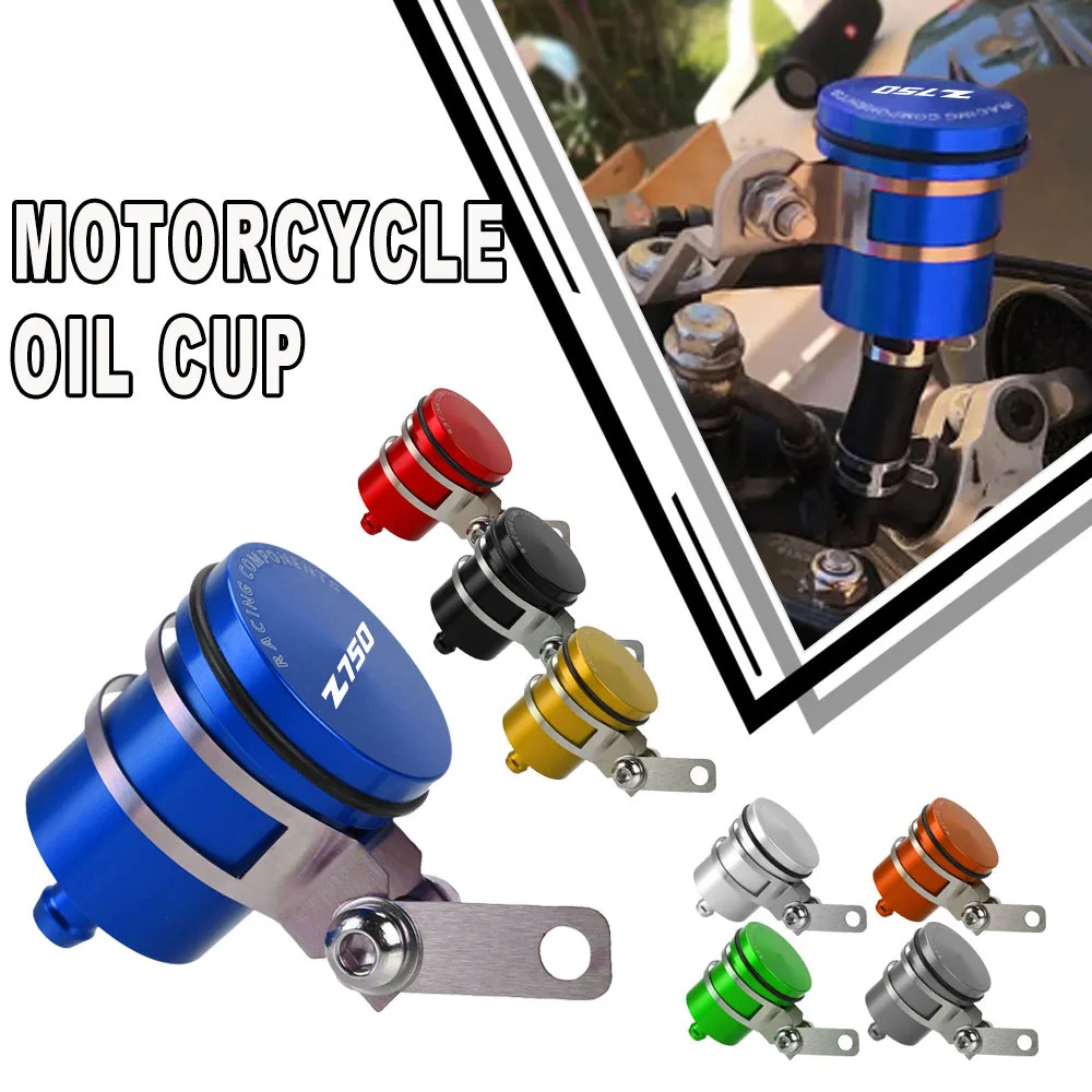 Moto Per Kawasaki Z750 Z 750 Z750 2005-2012 Freno Frizione Serbatoio Cilindro Fluido Serbatoio Olio Tazza Olio Fluido Tazza Accessori
