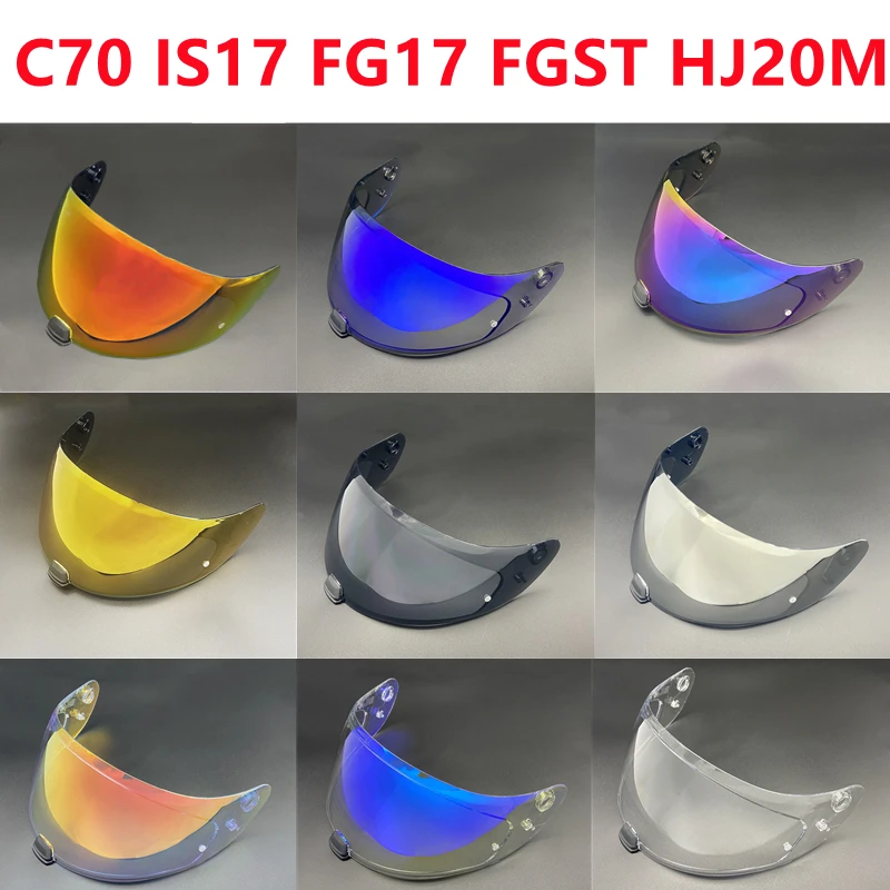 Hj20M Casco Scudo Per Hjc C70 Fg-17 Fg-St Is-17 Casco Moto Visiera Protezione Uv Casco Moto Visera Sunshield